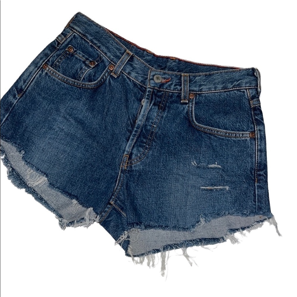 LUCKY BRAND BUTTON FLY JEAN SHORTS size 6
